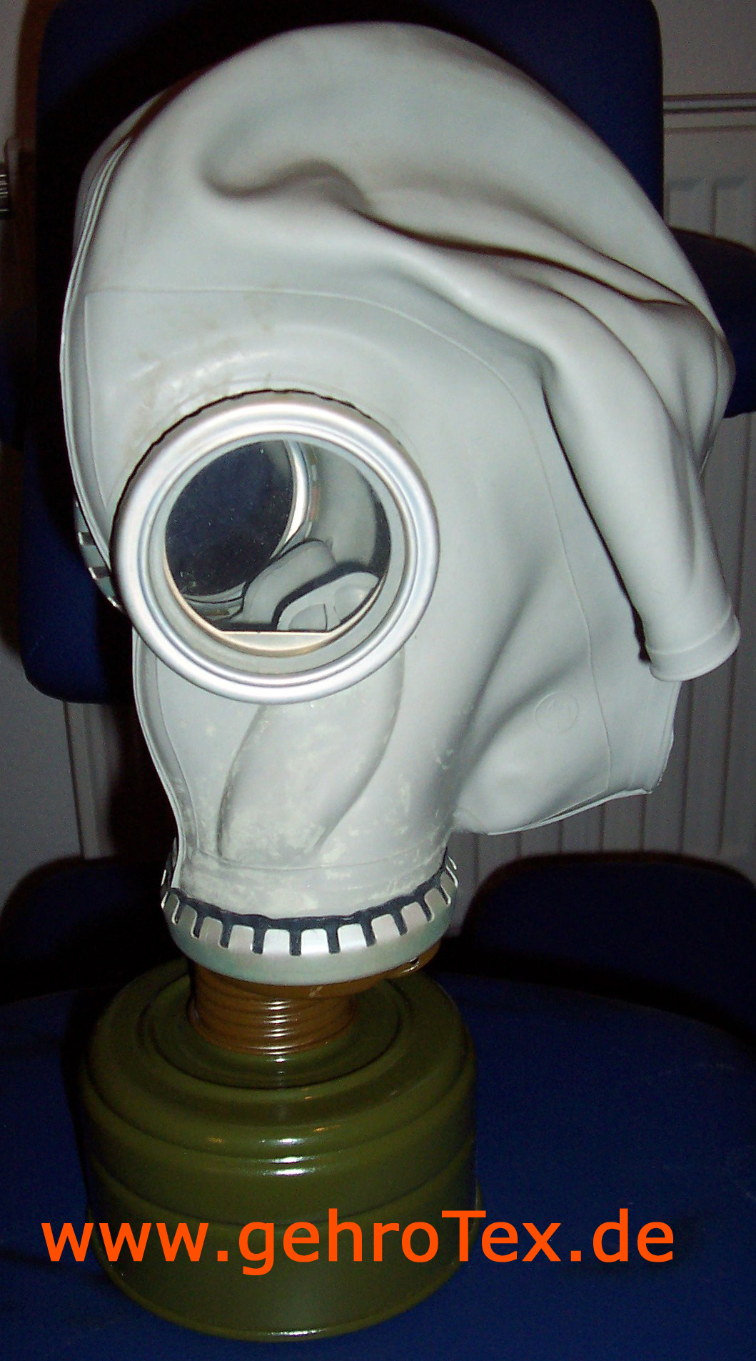 Gasmaske weiss